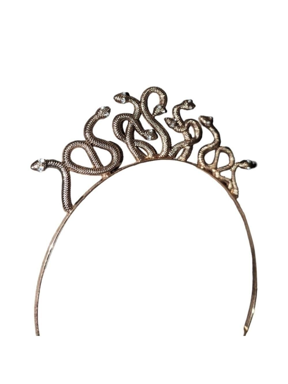 Snake Metal Headband • Rose Gold Tone 🐍